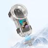 For Insta360 X5 PULUZ Quick Release 60m Waterproof Sealed Diving Case (Transparent)