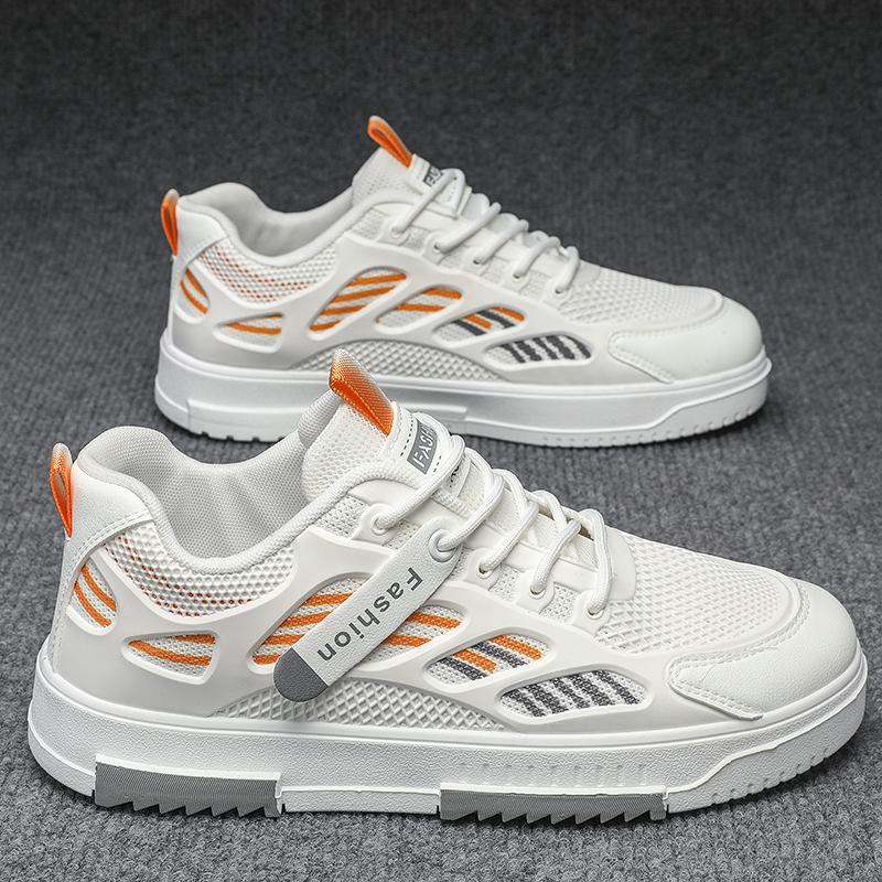 

Men s Breathable Mesh Sneakers Summer Casual Sports Shoes Comfortable Lightweight Low Top Rubber Sole Adult Footwear 39