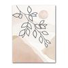 Boho Abstract Leaf & Landscape Canvas Wall Art, Oil Painting Poster for Bedroom Living Room Home Interior Decor
