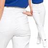 Women's High Waist Straight Leg Jeans MORAJ XL WHITE