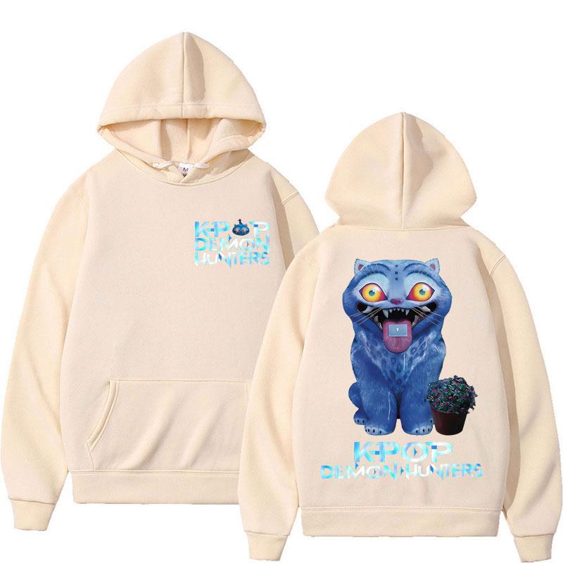 Anime K-Pop Vânătorii de Demoni Hanorace Amuzante Derpy Tigru Bărbați Femei Modă Harajuku Fani Haine Sweatshirt