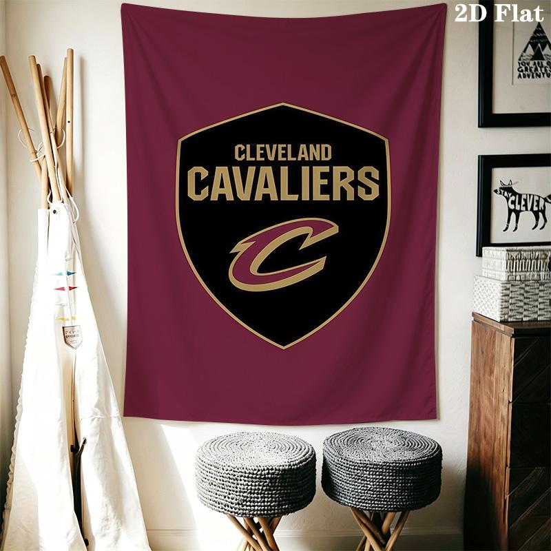 Cleveland Cavaliers Basketball Fabric Threepiece Set 1 Duvet Cover 2 Pillowcase Without Core Christmas Birthday Gift