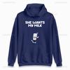 Milk Cookie Matching Rude Hoodie Funny Couples Matching Christmas Hoodies Unisex Women Adult Casual Festival Costumes Xmas Gift