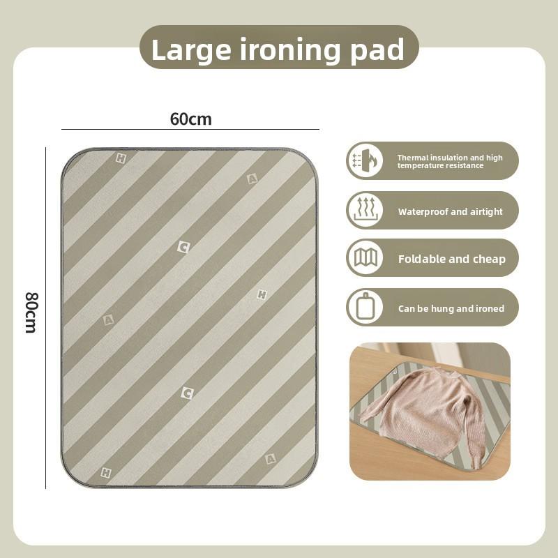 

1 шт. Підкладка для прасування Прасувальна дошка Побутова Складна Маленька Ліжко Одяг Праска Ізоляційна тканина Ручна Підвісна Прасувальна машина Захисна підкладка від опіків 80*60cm зелений