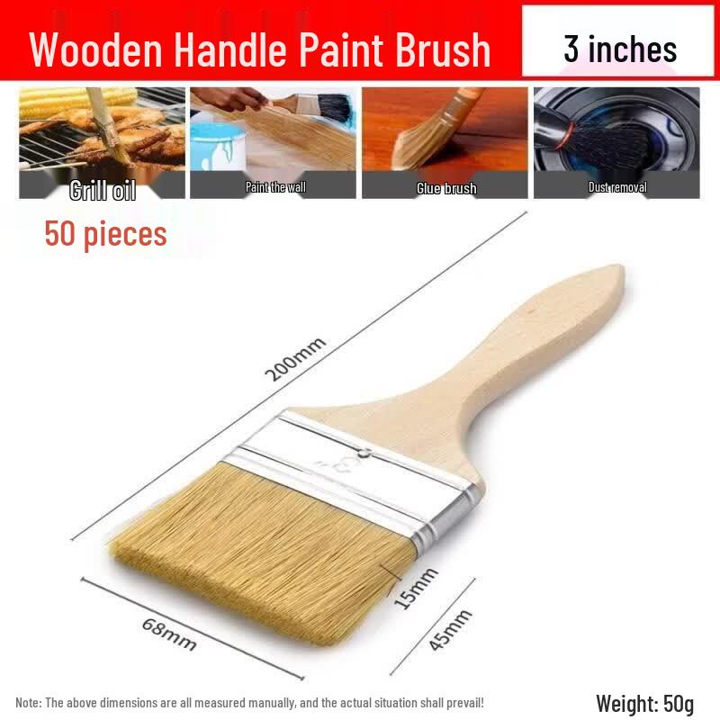 

Thickened Hog Bristle Paint Brush