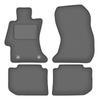 Dywaniki samochodowe welurowe grafitowe: Subaru XV crossover (2011-2017)