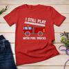 Funny Fire Truck Toy Boys Firefighter Tools Fireman Costume Unisex Tshirt Man Fashion Casual Cotton Graphic T Shirts Streetwear