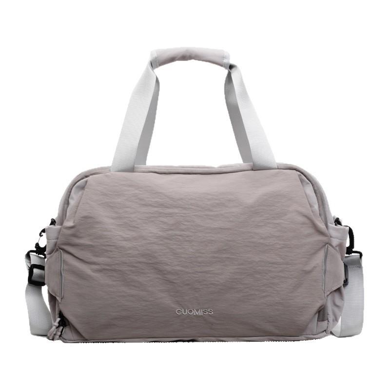 Travel Duffel Bag With Wet Dry Separation And Shoe Compartment For Men And Women