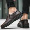 Fashion Mens Handmade Leather Shoes Fashion Casual Dress Shoes Classic Business Formal Shoes Loafers for Men Soft Driving Shoe Moccasins