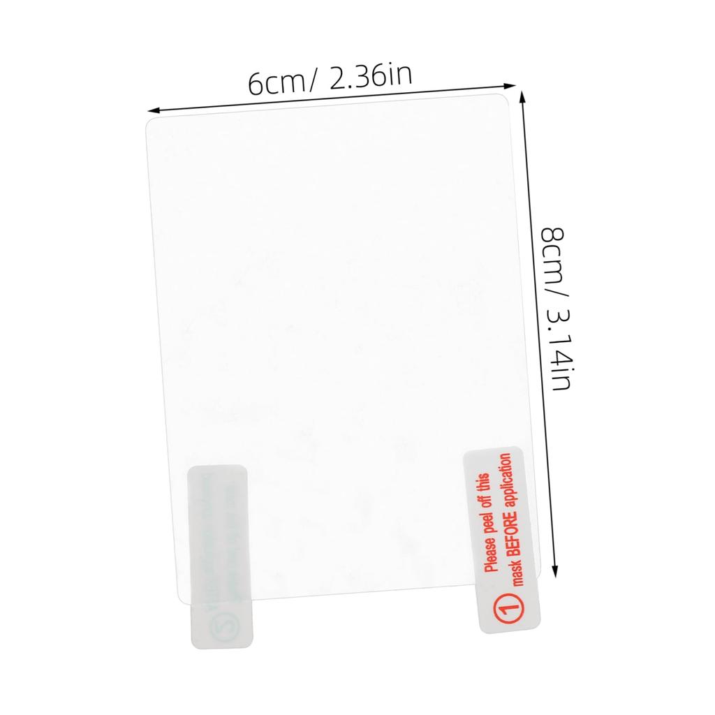 ABOOFAN 10 PCS High Temperature Resistant Car Clear Static Film for Dash Cam Record