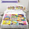 3pcs Rugrats in paris4 Design Cover Set - HD Printed Bedding with 1 Cover and 2 Pillowcases - Perfect for Home and Dorm Decor