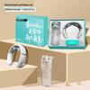 Misida Mini Portable Neck Massager with Lock & Lock Water Cup Set