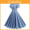 Style Polka Dot Cotton Dress With Colorblock Collared Design For Casual And Formal Events