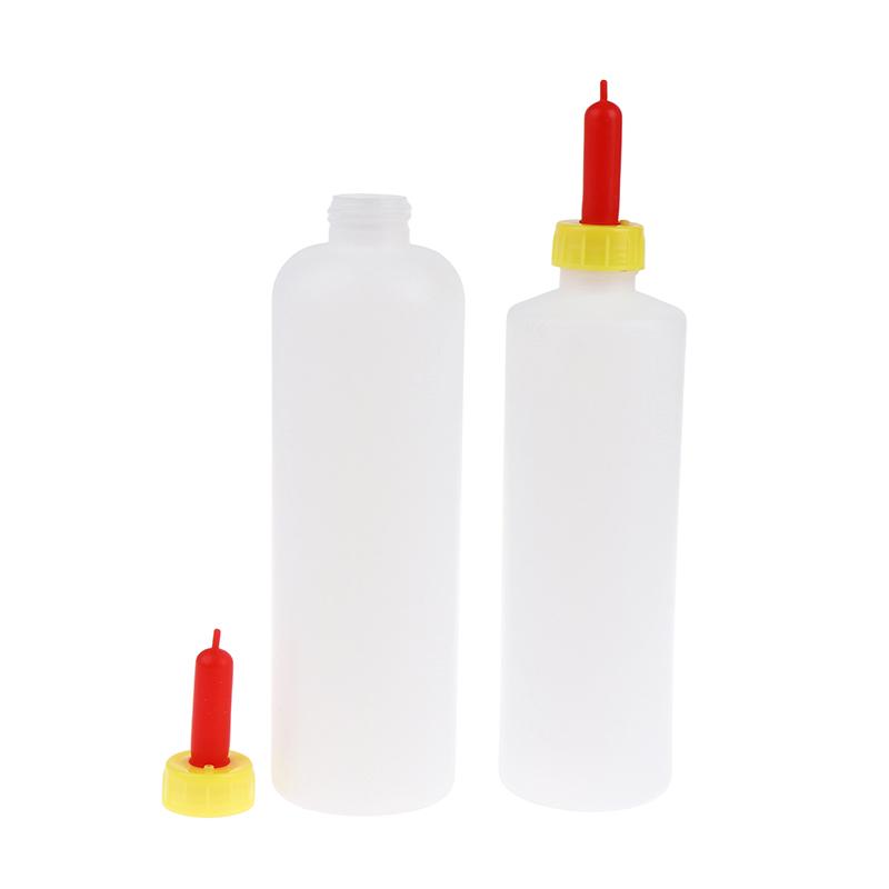 400/500Ml Lamb Milking Feeding Bottle With 3 Rubber Nipple Pacifier For Calf Piglet Sheep Goat Farm Animals Drinker Feeder
