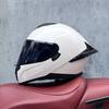 DOT Full Helmet Double Mirror Helmet Men's Four-season Universal Hard Hat Female Knight Locomotive Double Lens