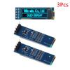 0.91 Inch I2C Iic Oled Lcd Display Module 128X32 Blue/White Color Ssd1306 Driver Ic Dc 3.3V 5V Diy Module