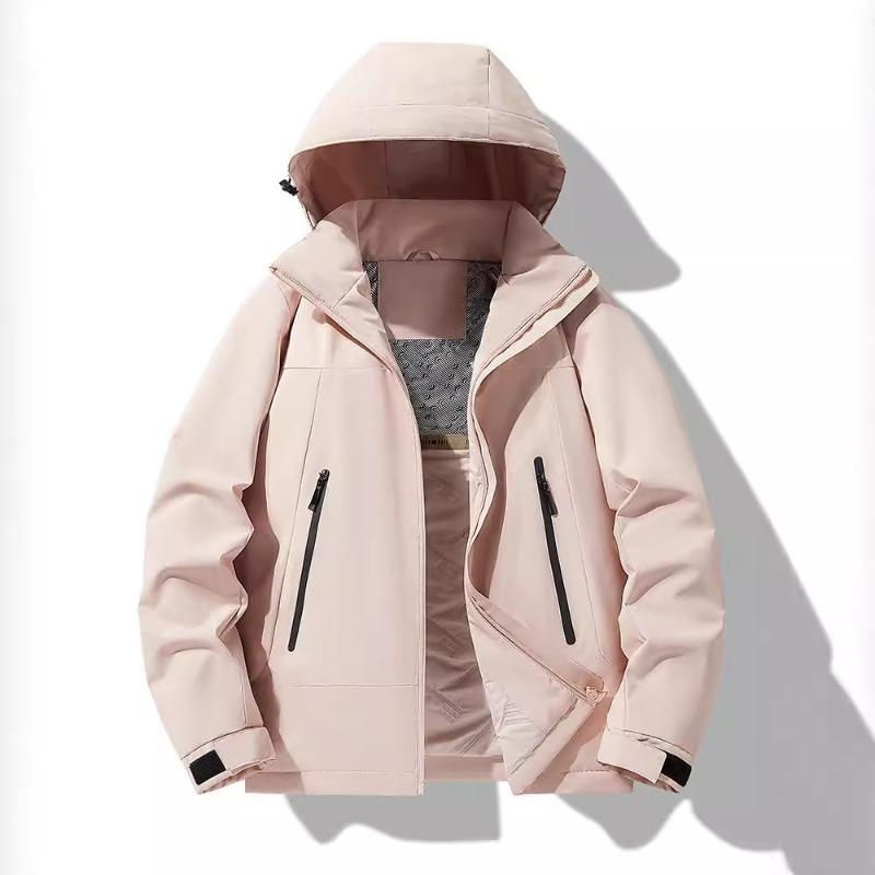 New Cotton-padded Clothes, Graphene Jackets, Men's Casual Jackets, Men's Trend Brand Removable Hats, Waterproof and Windproof.