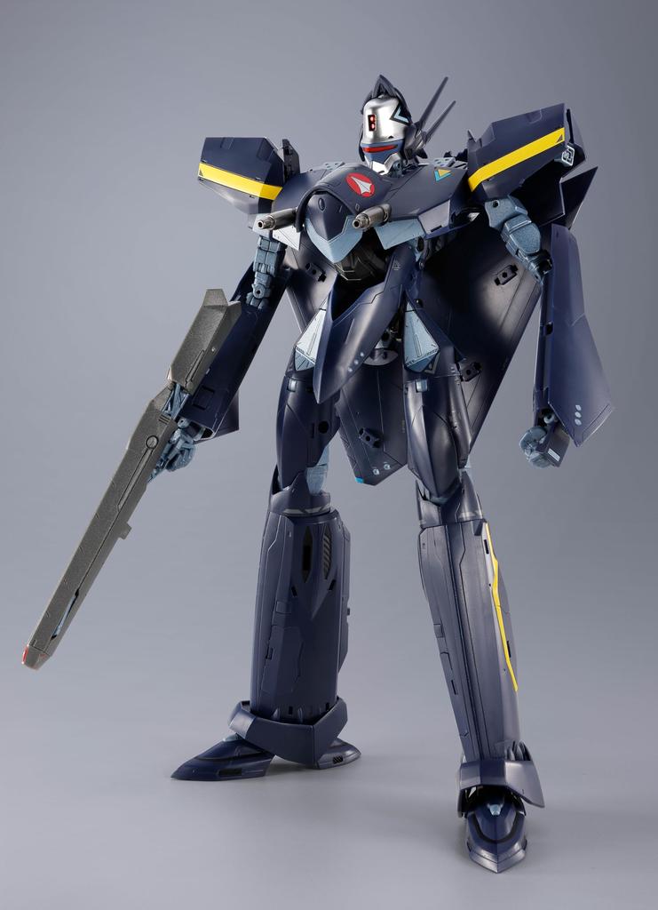 Tamashii Nations DX Chogokin Macross 7 VF-17S Nightmare Stealth Valkyrie Gumlin Kizaki Machine 250mm ABS Metal PVC Movable Figure