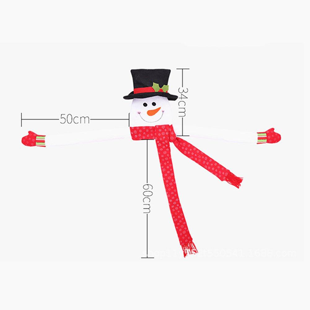 Snowman/Elk/Santa  Shape Xmas Tree Top Ornament for Christmas Party Home Decoration