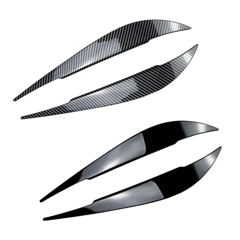 2Pcs Front Headlamp Eye Lid Cover Trim Car Accessories for BMW 4 Series