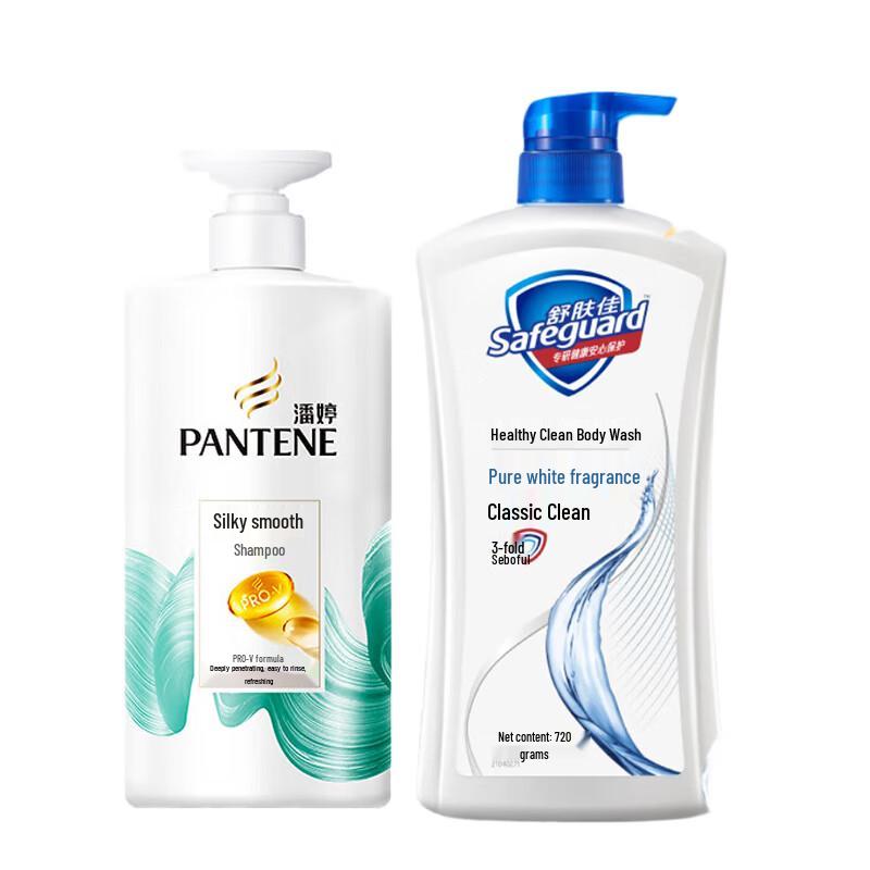 

Pantene Silky Smooth Shampoo & Classic Shower Gel Set