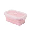 Foldable Outdoor Silicone Cooler Lunch Box - Heat Resistant, Food Grade, Sealed for Freshness
