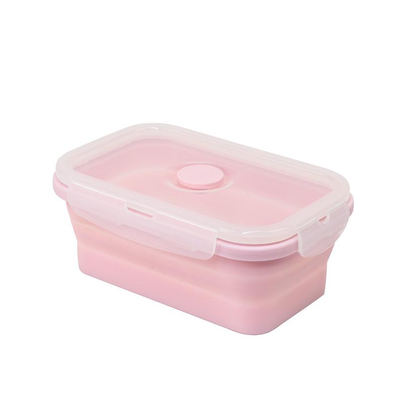 Foldable Outdoor Silicone Cooler Lunch Box - Heat Resistant, Food Grade, Sealed for Freshness