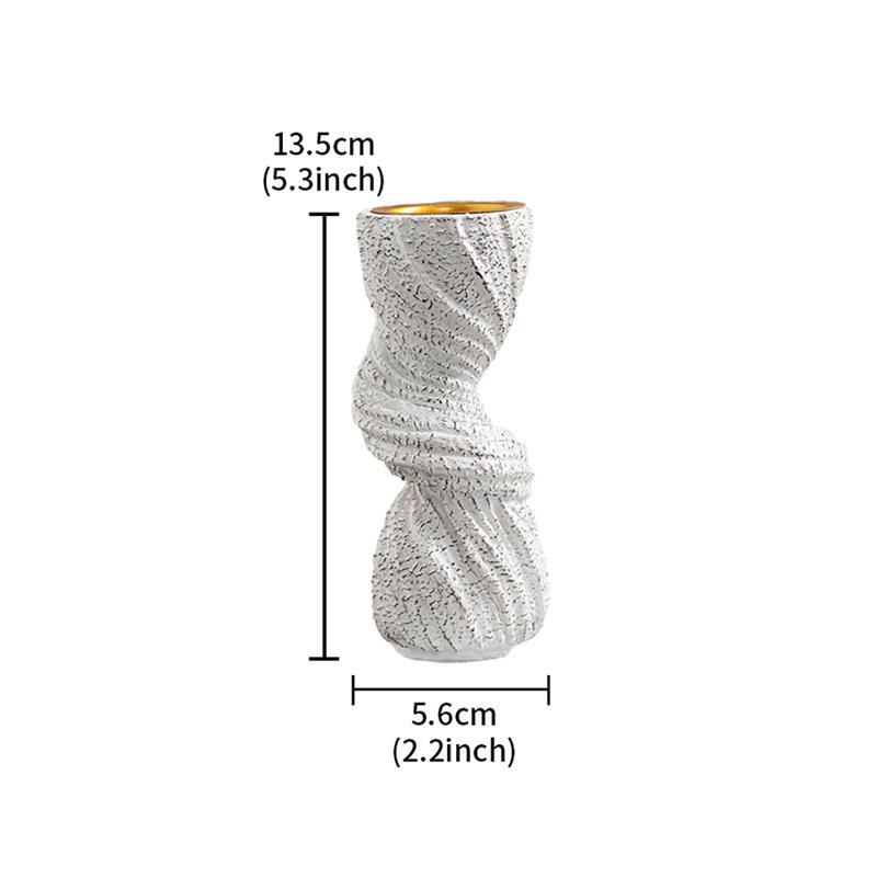 

1pcs Twisted Shape Resin Incense Burner Living Room Desktop Decor Ornament Handheld Aromatherapy Incense Holder