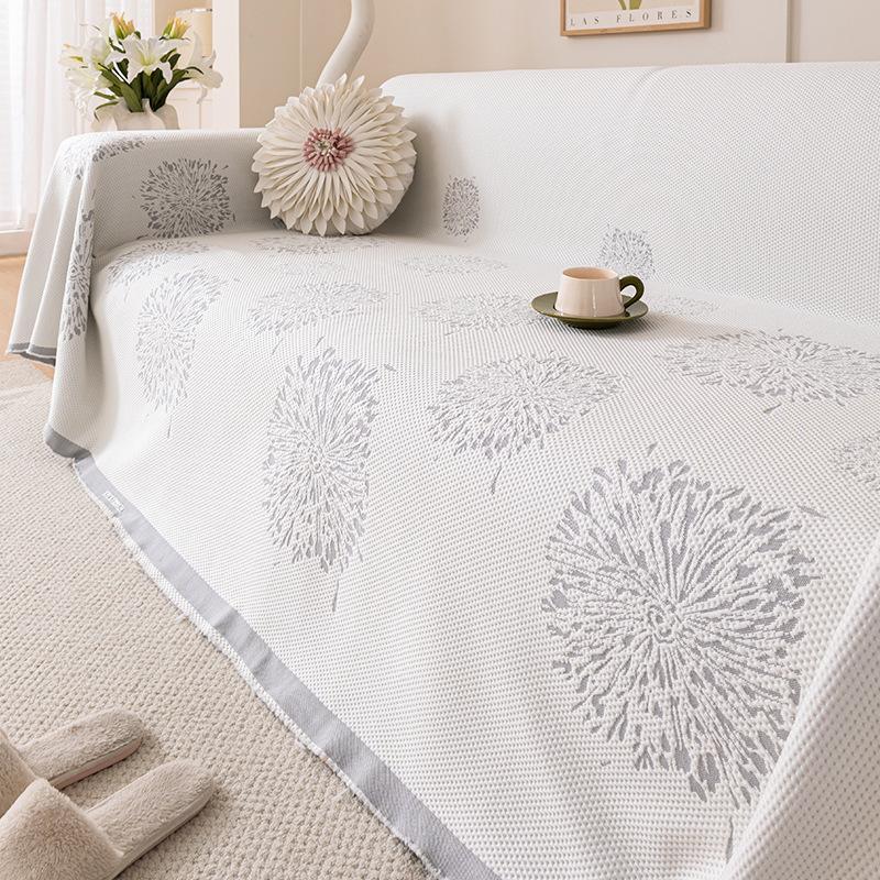

Summer Cool Breathable Ice Silk Sofa Towel Fireworks All-Inclusive Sofa Cover Dust Cover Living Room One-Piece Sofa Cover Cloth 180*130cm