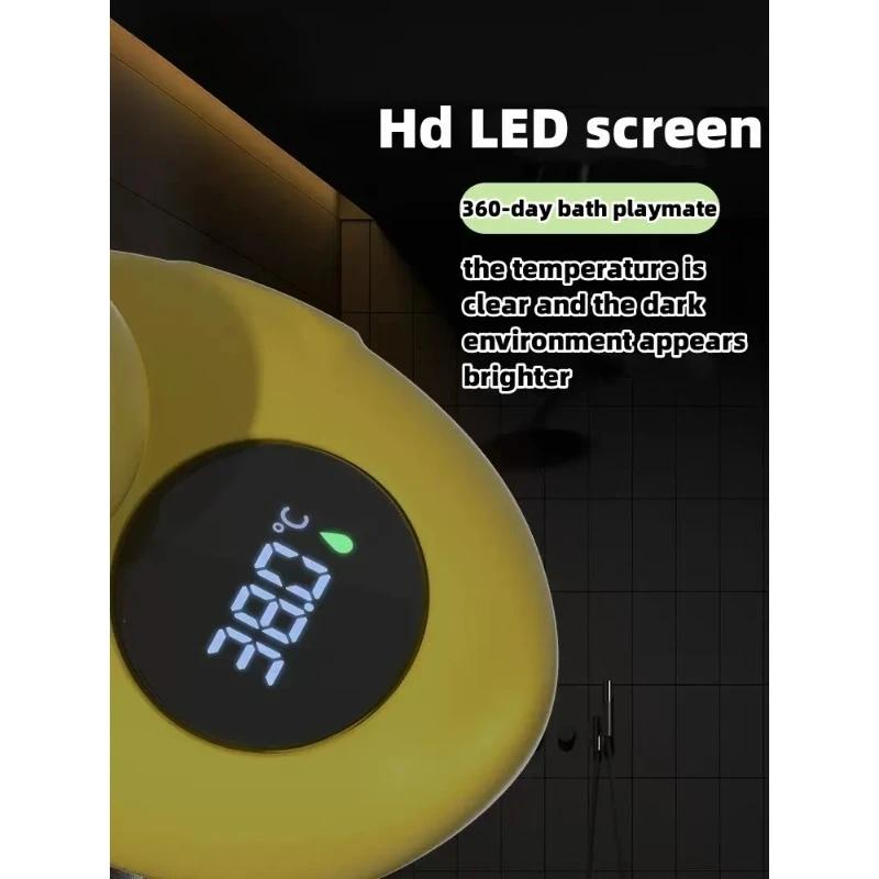 Home Baby Electronic Water Temperature Gauge for Accurate Testing of Water Temperature in Baby Bathing, Cute Yellow Duck Model