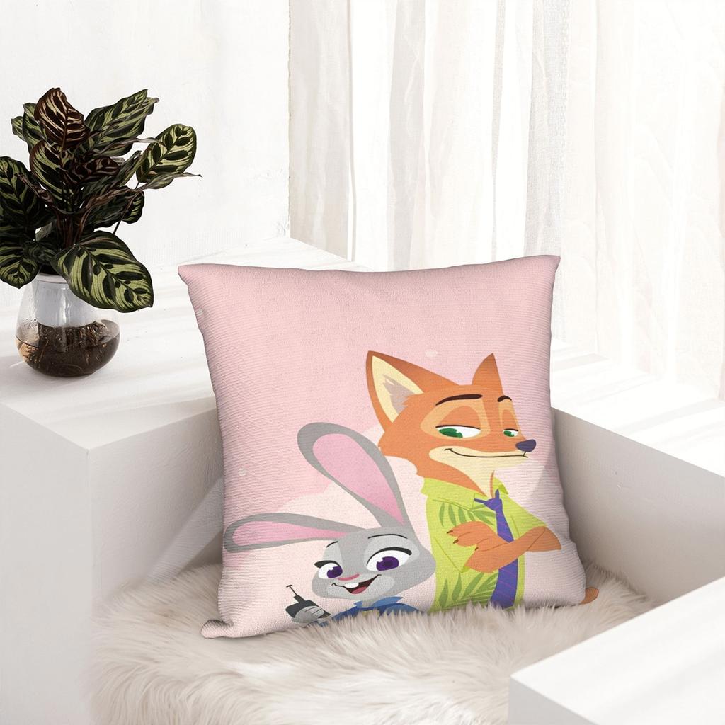 Zootopia 2 Pillow Cover Morden Pillow Case For Sofa Car Home Decor Soft Pillowcases Gift