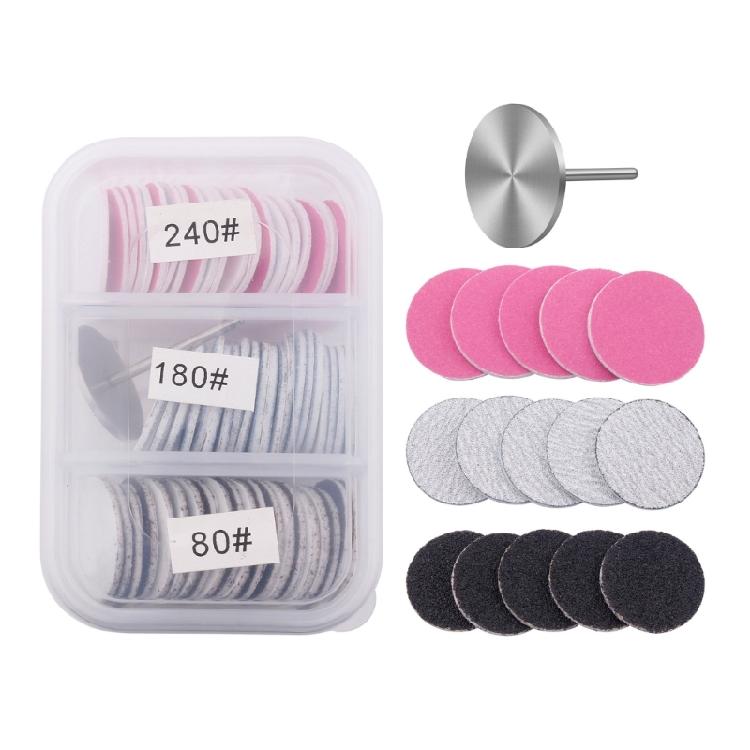 

Durability Replaceable Disc Nail Care Tool with Ergonomic Design for Long Lasting Performances 240#180# 80# Discs білий