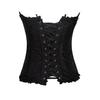 Steampunk Overbust Corset Top Womens Lace Up Boned Bustier Hourglass Corselet Bodyshaper