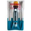 VESSEL TD-1300L Voltage Detection Replacement Driver Set, Set of 6, for Low Voltage (Positive, Negative, Awl, Pin Removal)