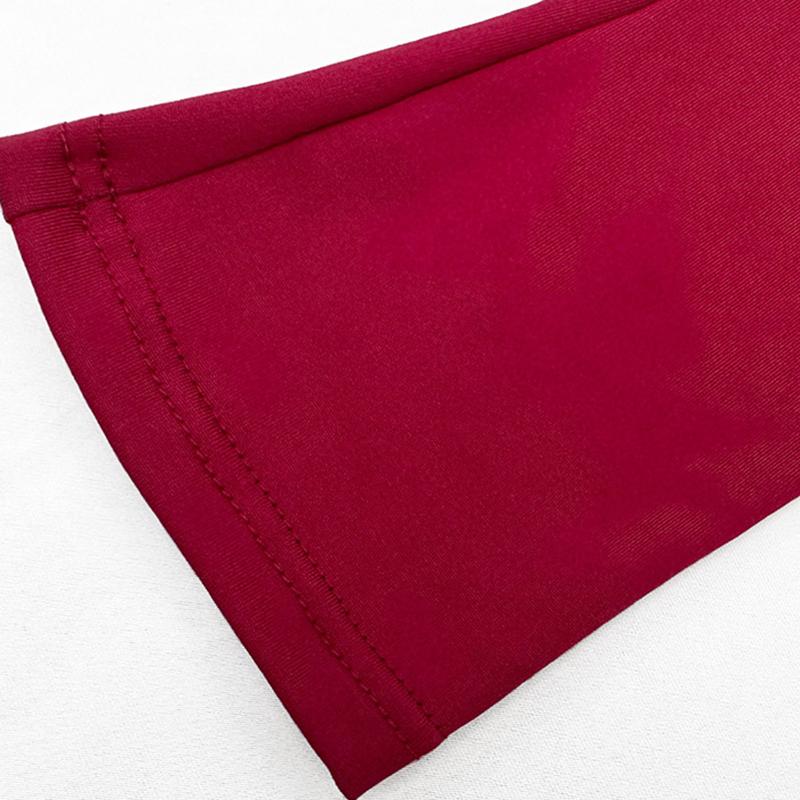 Sexy Slim Crew Neck Dress Women Autumn Elegant Solid Long Sleeve Package Hip Dresses