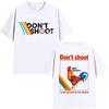 Arc Raiders Game Dont Shoot Funny Chicken Graphic Tshirt Men Women Casual Oversized Fashion Harajuku Clothing Tshirts