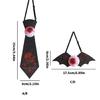 LED Power Glowing Eyeball Necktie For Halloween Costume Theme Parties And Special Event Photography Neckwear Accessory