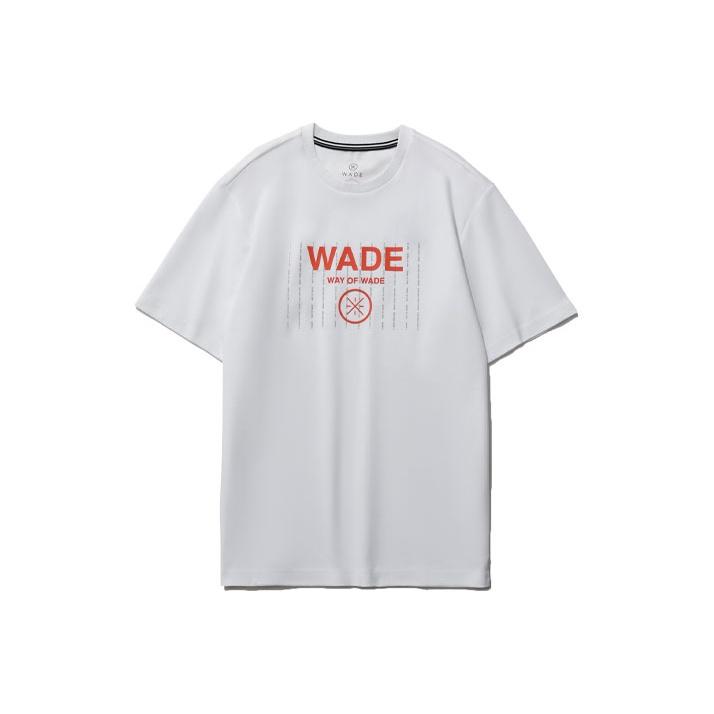 Li Ning Way Of Wade Printed Short Sleeve T-Shirt Men Tops White AHSR175-3