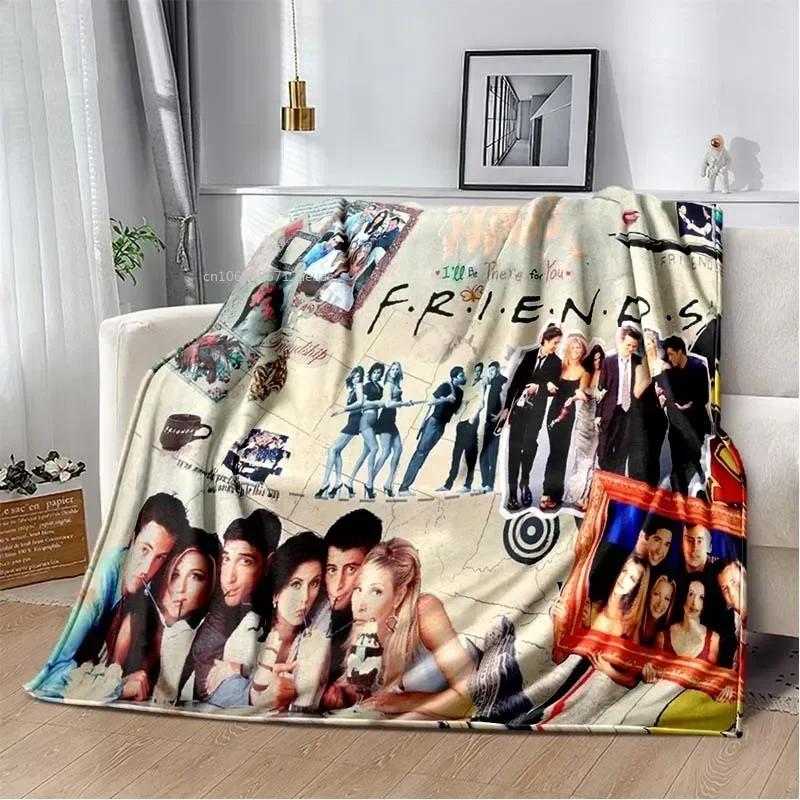 Friends Klassische TV-Serie Decke Charakter Muster Kollektion Flanelldecke Weiche Tagesdecke Sofa Wärmende Abdeckung Weihnachtsgeschenk