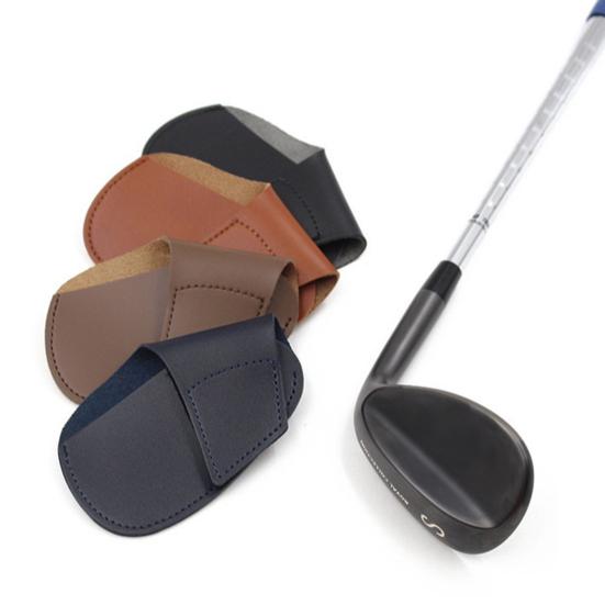 1/3/5/10Pcs Faux Leather Golf Club Headcover Waterproof Wood Driver Head Protector Cover Golf Accessories Men Women Golfer Gift