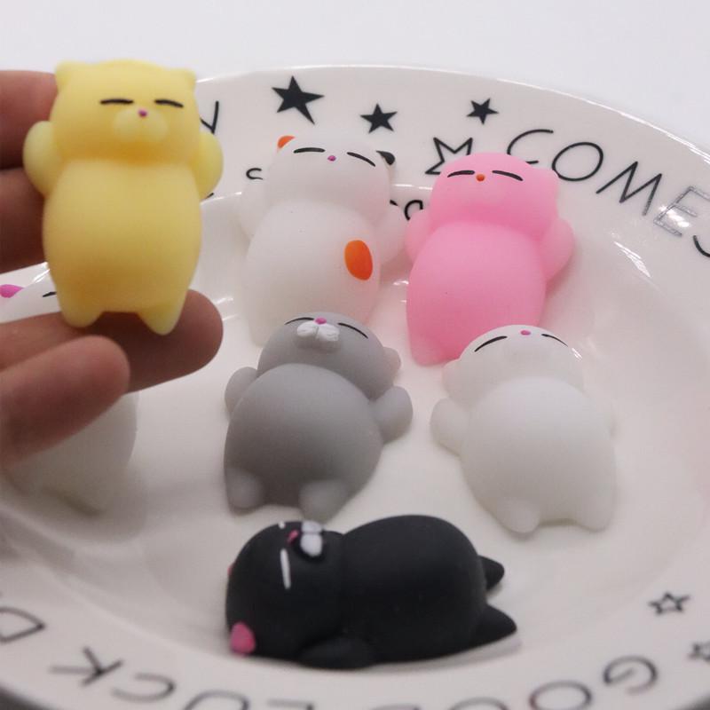 Adorable Cat Dango Squishy Stress Relief Toy Set