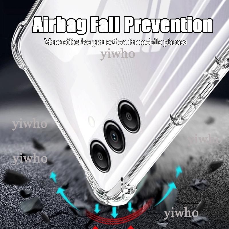 Luxury Clear Soft Silicone Case For Samsung a14 5g Shockproof Transparent For Galaxy a 14 5g Mobile Phone Cases back Covers