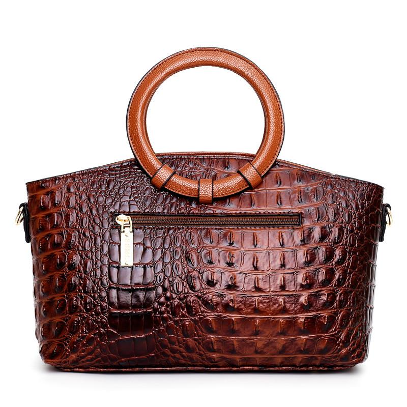 Női Luxus Kézitáskák Női Táskák Designer Crossbody táskák Női krokodil PU bőr kézitáska Női válltáska Retro kézitáska