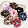 40 Pcs Multicolour Scrunchies for Women,Velvet Elastics Hair Ties Ponytail Holders for Thick Hair,No Damage Great Gift