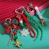 Merry Christmas Key Fob With Glitter Details Premium Resin Craftsmanship Christmas Car Decoration For Festive Styling