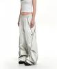 Eobiheomjeu Piped Nylon Parachute Pants Abh365-313 White