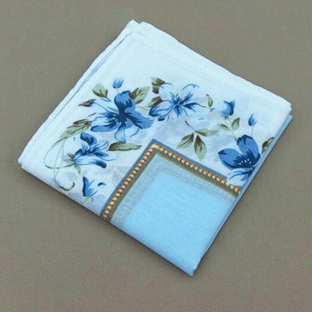 Square Pocket Handkerchiefs Women Cotton Vintage Hankies Bridal Handkerchief Soft Cotton Washable Towel Will Bit Softest