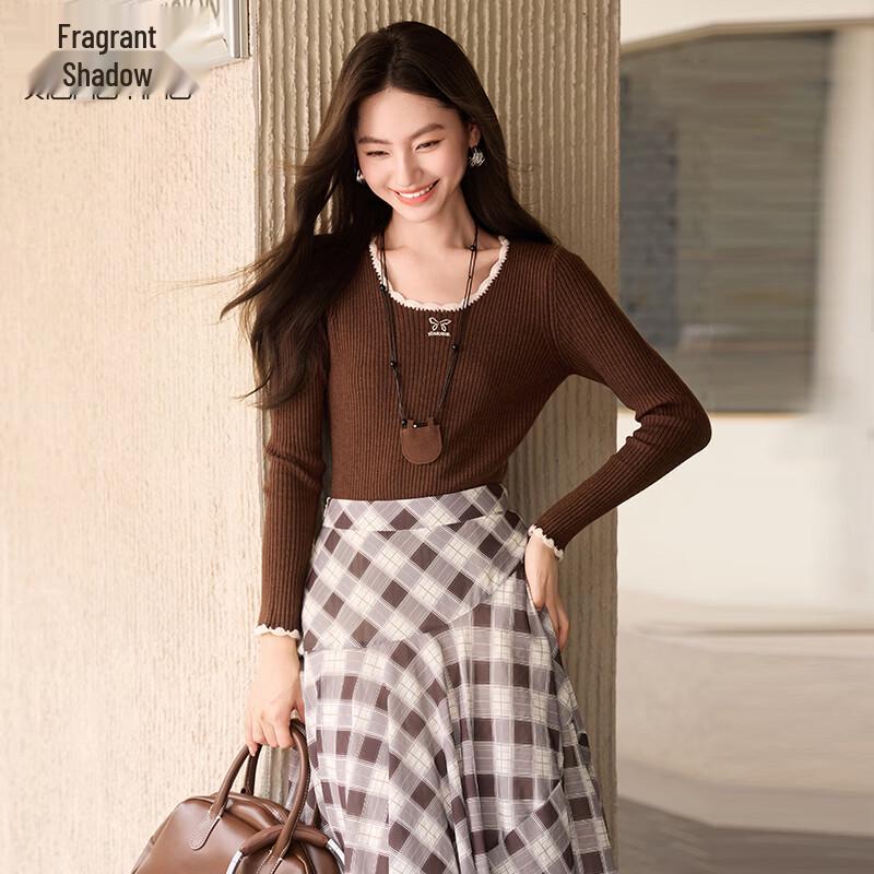 Women s Round Neck Slim Fit Knit Top M