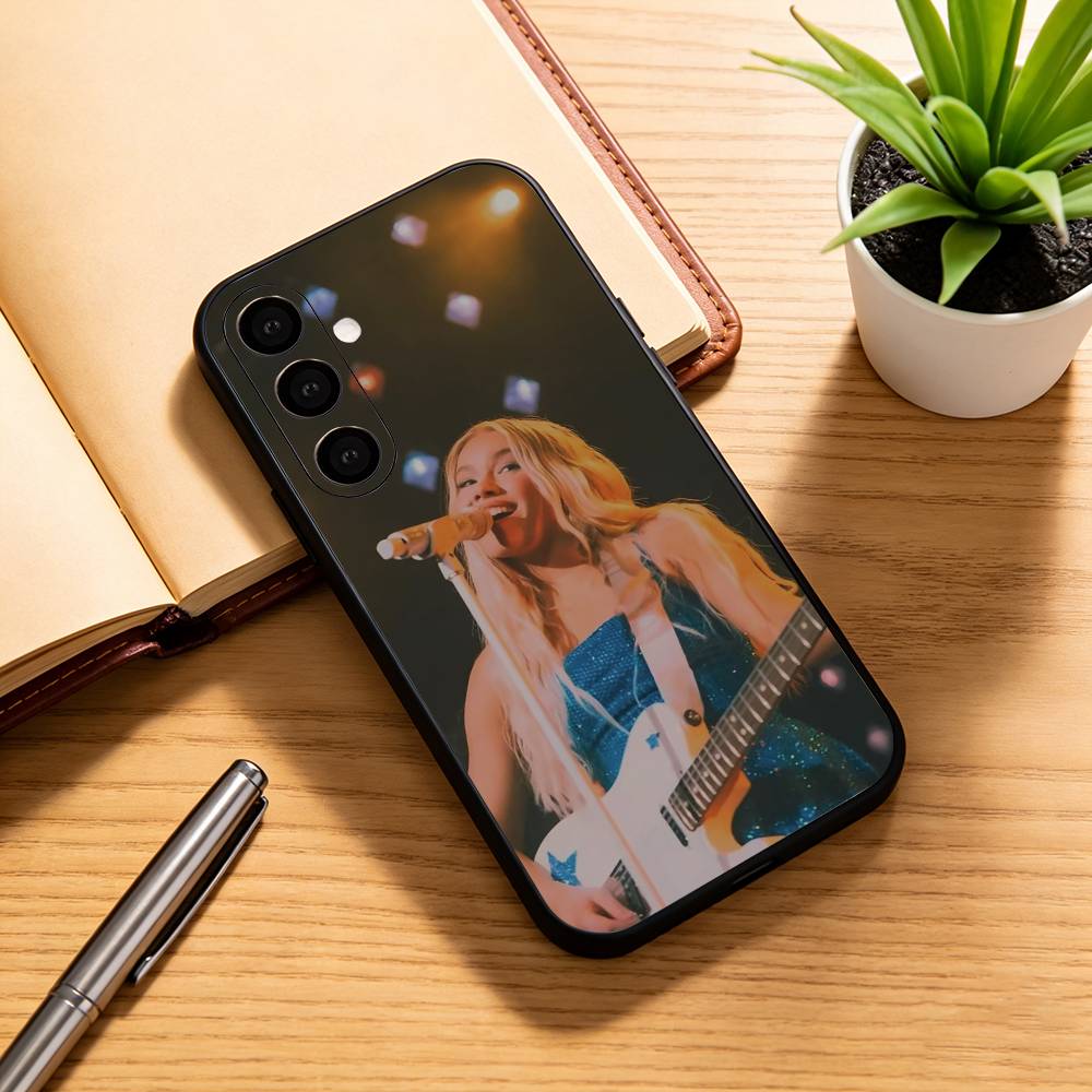 F-Freya Skye S-Singer Phone Case Black Silicone Soft For Samsung Galaxy A73,A72,A71,A70,A53,A52,A51