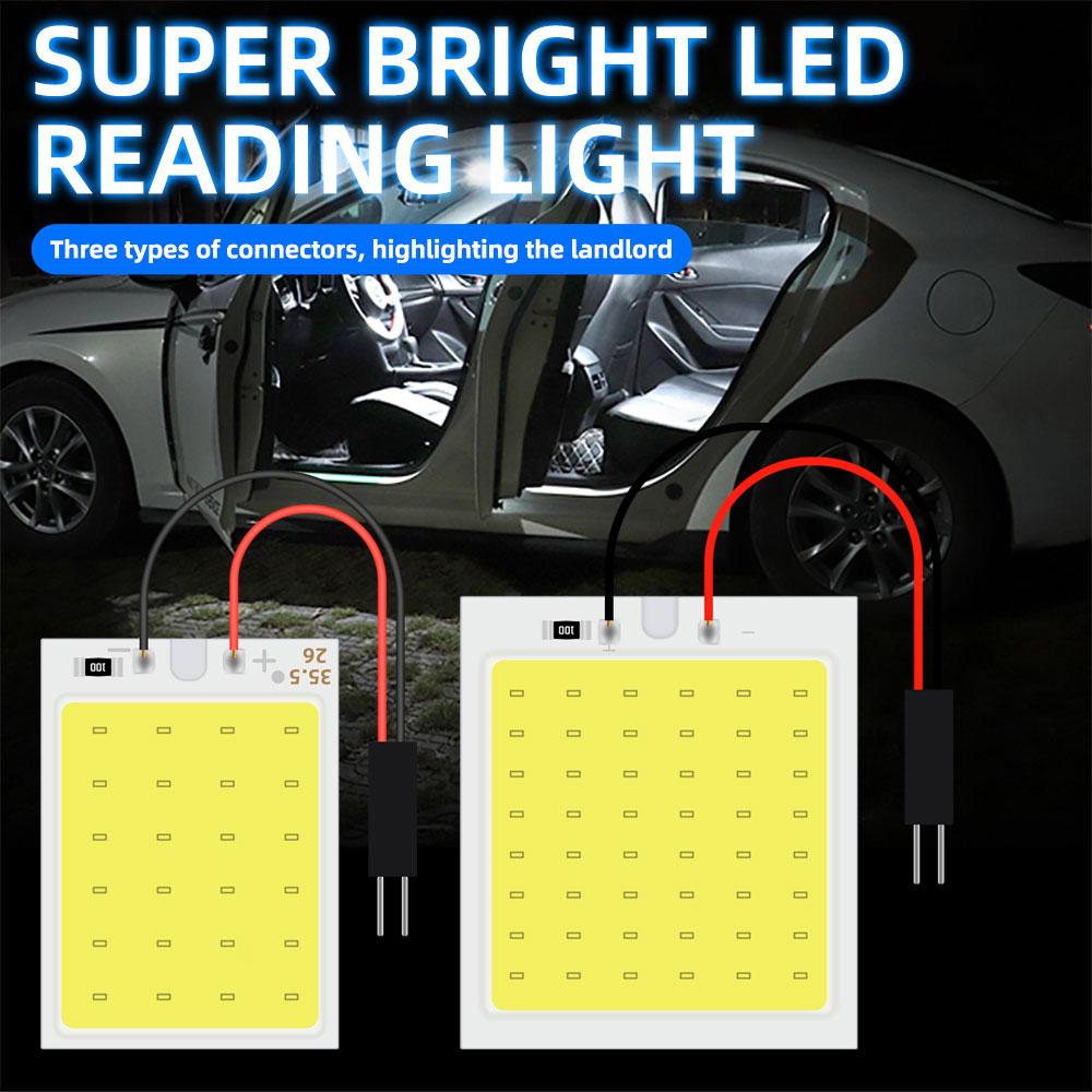 4pcs Festoon LED COB LED Bulbs 31mm 36mm 39mm 41mm with T10 BA9s C5W Socket Car Dome LIght Auto Car Interior Reading License Led Bulbs 7